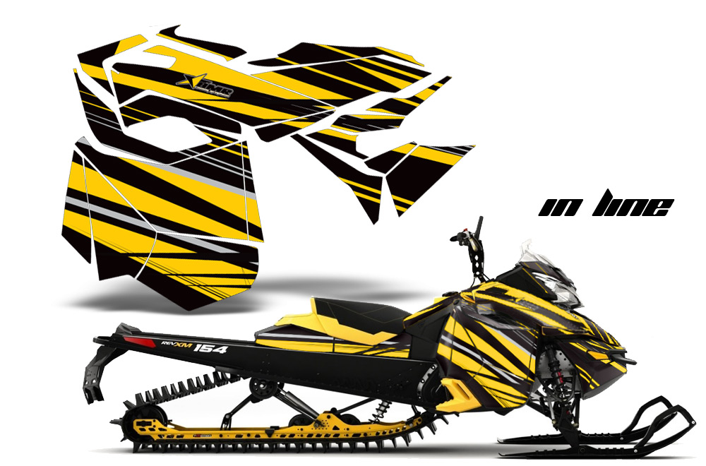 Ski-Doo Rev XM Summit 2013 Graphics Kit IL Y